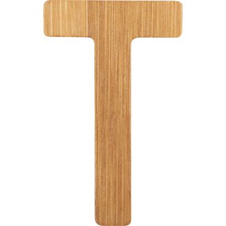 Small Foot - Bambusz betű - T - JátékManufaktúra