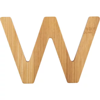 Small Foot - Bambusz betű - W - JátékManufaktúra