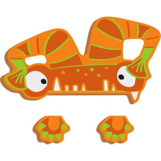 Small Foot - ABC szörnyecske - Woody - JátékManufaktúra