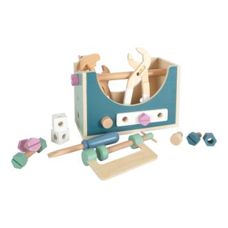 Small Foot - 2 az 1-ben szerszámosláda - Nordic - JátékManufaktúra