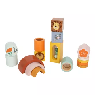 Small Foot - Érzékszervi kockák Safari - JátékManufaktúra