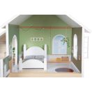 Small Foot - Fa babaház terasszal - JátékManufaktúra