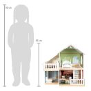 Small Foot - Fa babaház terasszal - JátékManufaktúra