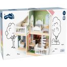 Small Foot - Fa babaház terasszal - JátékManufaktúra