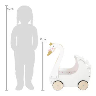 Small Foot - Babakocsi Hattyú - JátékManufaktúra