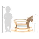 Small Foot - Fa hintaló korláttal - JátékManufaktúra