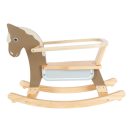 Small Foot - Fa hintaló korláttal - JátékManufaktúra