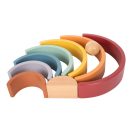 Small Foot - Fa készségfejlesztő szivárvány Safari - JátékManufaktúra