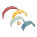 Small Foot - Fa készségfejlesztő szivárvány Safari - JátékManufaktúra