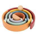 Small Foot - Fa készségfejlesztő szivárvány Safari - JátékManufaktúra