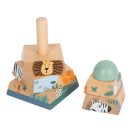 Small Foot - Fa rakosgató torony Szafari - JátékManufaktúra