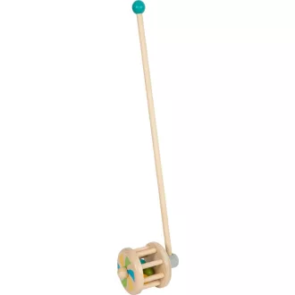 Small Foot - Fa csörgő tologatós jármű - JátékManufaktúra