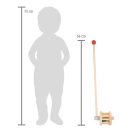 Small Foot - Fa csörgő tologatós jármű - JátékManufaktúra