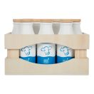 Small Foot - Fa rekesz tejesüvegekkel - Fresh - JátékManufaktúra