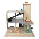 Small Foot - Fa versenypályás parkoló - JátékManufaktúra