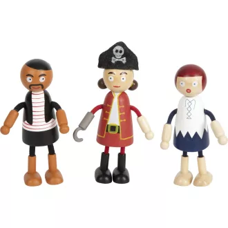 Small Foot - Hajlítható kalóz figurák - JátékManufaktúra