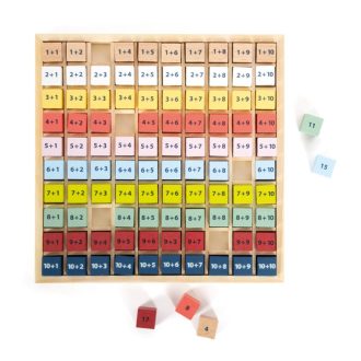 Small Foot - Fa tanulótábla - Összeadás - JátékManufaktúra