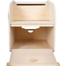 Small Foot - Játék tároló ülőkével és kerekekkel: Elefánt Wildlife - JátékManufaktúra