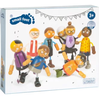 Small Foot - Hajlítható babák - Család kisgyermekkel - JátékManufaktúra