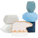 Small Foot - Fa egyensúlyozó kövek - Arctic - JátékManufaktúra