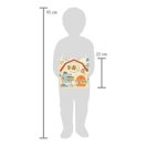 Small Foot - Motorikus tábla zárakkal - Safari - JátékManufaktúra