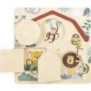 Small Foot - Motorikus tábla zárakkal - Safari - JátékManufaktúra