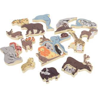 Small Foot - Állatos betű puzzle - JátékManufaktúra