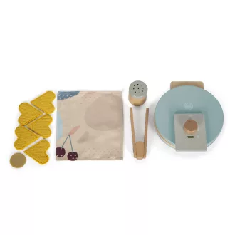 Small Foot - Gofrisütő szett kiegészítőkkel Tasty - JátékManufaktúra