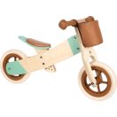 Small Foot - Fa futóbicikli Maxi 2 az 1-ben - barna - JátékManufaktúra