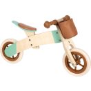 Small Foot - Fa futóbicikli Maxi 2 az 1-ben - barna - JátékManufaktúra