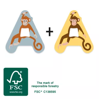 Small Foot - Fa betű - A - JátékManufaktúra