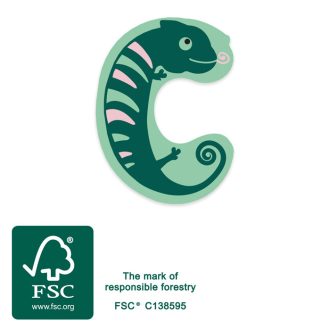 Small Foot - Fa betű - C - JátékManufaktúra