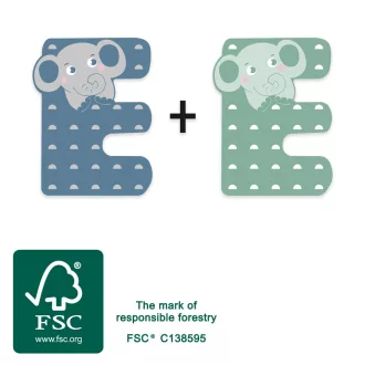 Small Foot - Fa betű - E - JátékManufaktúra