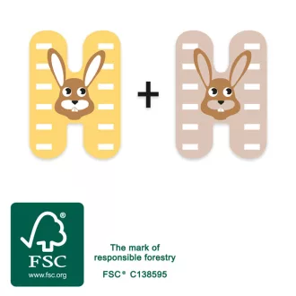 Small Foot - Fa betű - H - JátékManufaktúra