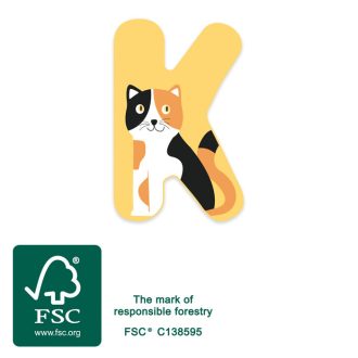 Small Foot - Fa betű - K - JátékManufaktúra