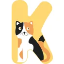 Small Foot - Fa betű - K - JátékManufaktúra