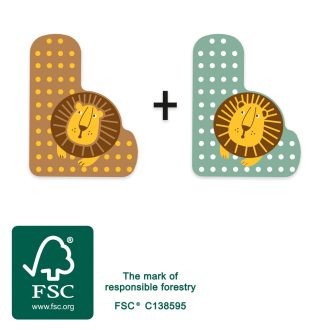 Small Foot - Fa betű - L - JátékManufaktúra