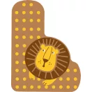 Small Foot - Fa betű - L - JátékManufaktúra