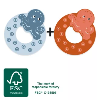 Small Foot - Fa betű - O - JátékManufaktúra