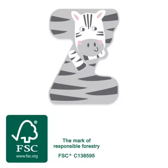 Small Foot - Fa betű - Z - JátékManufaktúra