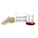 Small Foot - Babaház bútorokkal, natúr - JátékManufaktúra