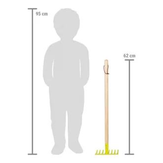Small Foot - Kerti gereblye - zöld - JátékManufaktúra