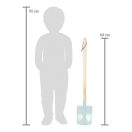 Small Foot - Kerti ásó - egyenes, kék - JátékManufaktúra