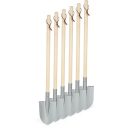 Small Foot - Kerti ásó - hegyes, szürke - JátékManufaktúra