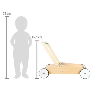 Small Foot - Járássegítő szürke - JátékManufaktúra