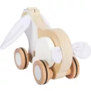Small Foot - Fa húzós játék Nyuszi zörgős fülekkel - JátékManufaktúra