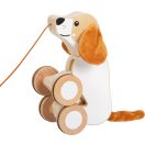 Small Foot - Fa húzós játék Kutyus zörgős fülekkel - JátékManufaktúra