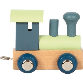 Small Foot - Kék betűvonat - Polár - JátékManufaktúra