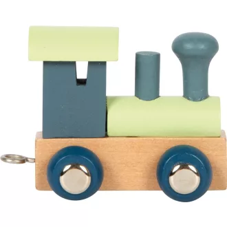 Small Foot - Kék betűvonat - Polár - JátékManufaktúra