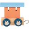 Small Foot - Sarki betűs vagon narancssárga - JátékManufaktúra